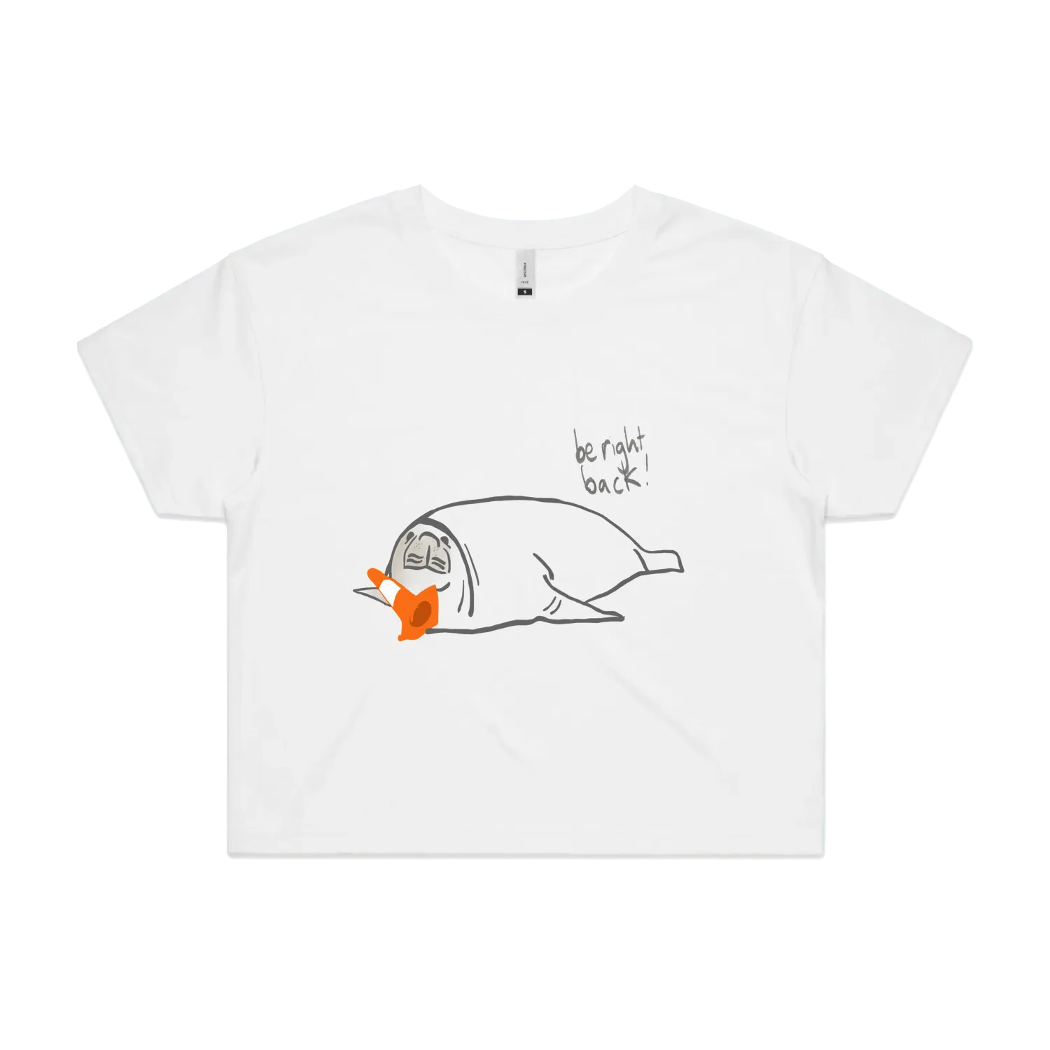 White front flat lay