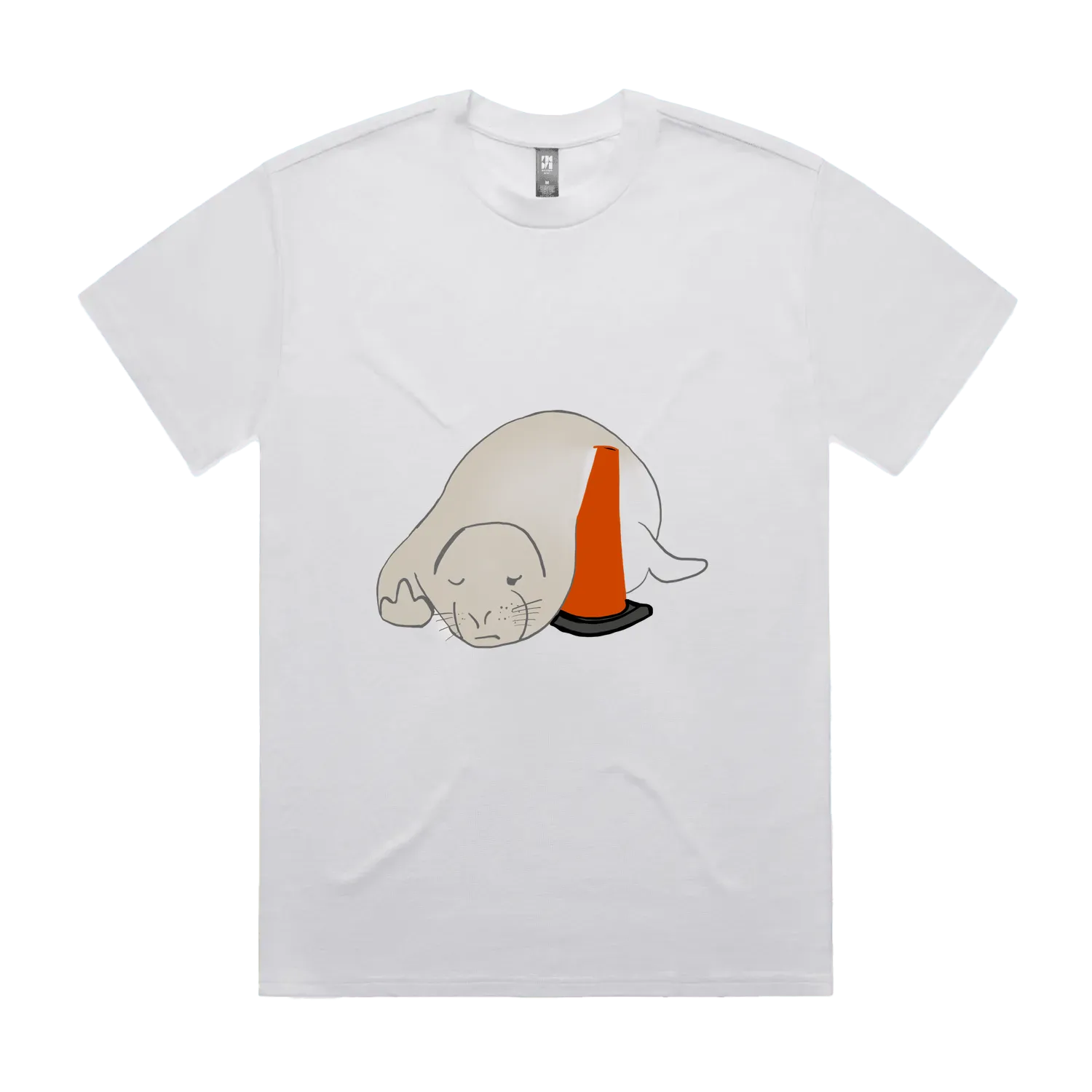 White front flat lay
