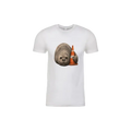 Traffic Cone Seal, Living The Dream, White Cotton Crew T-Shirt